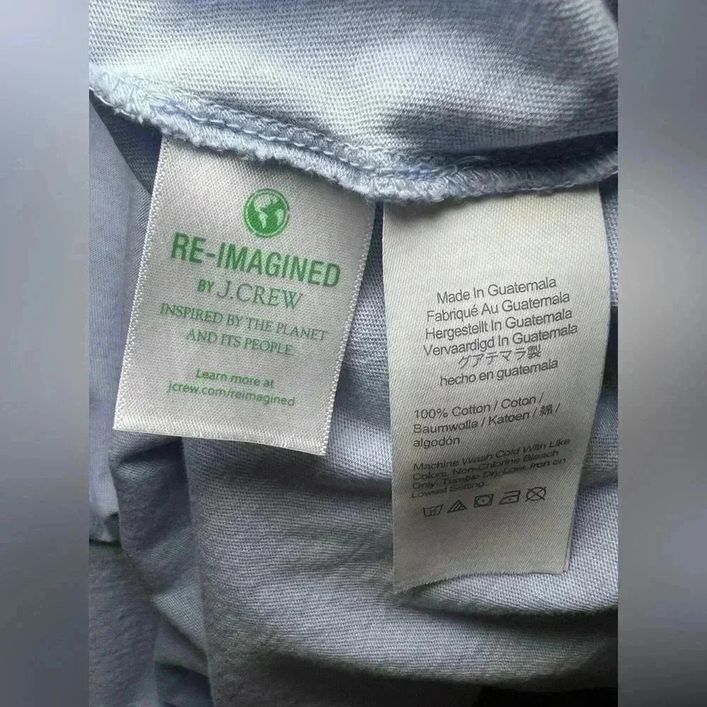 J. Crew Women's Tiered Soft Knit Dress Arctic Blue Size M - Picture 5 of 8